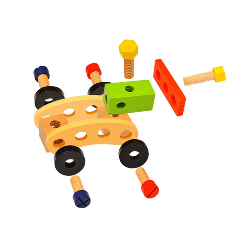 Wooden Toolbox Toy Set